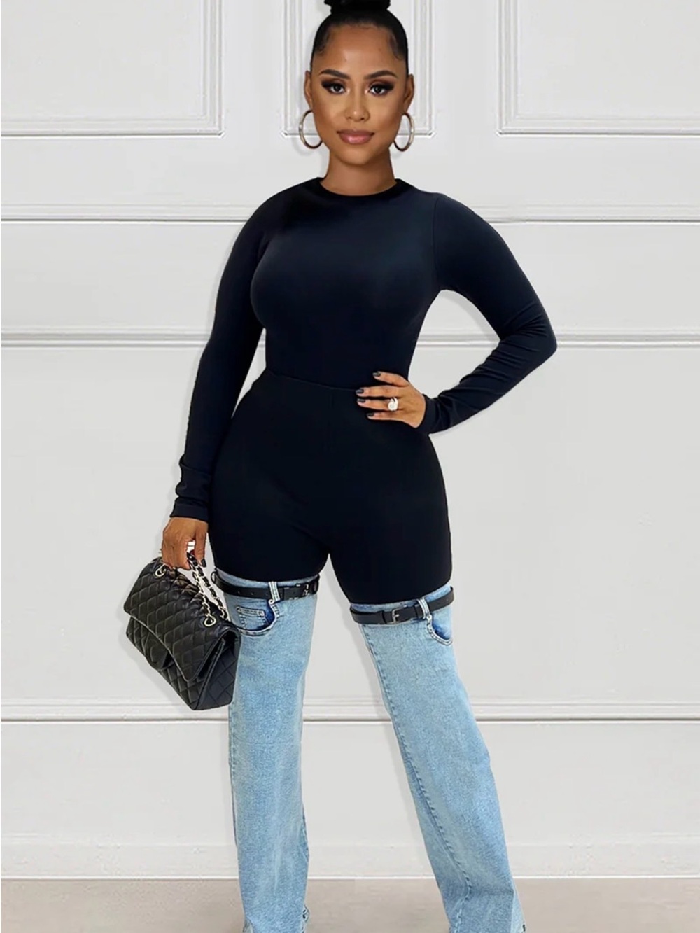 Boot Flare  Denim Panel